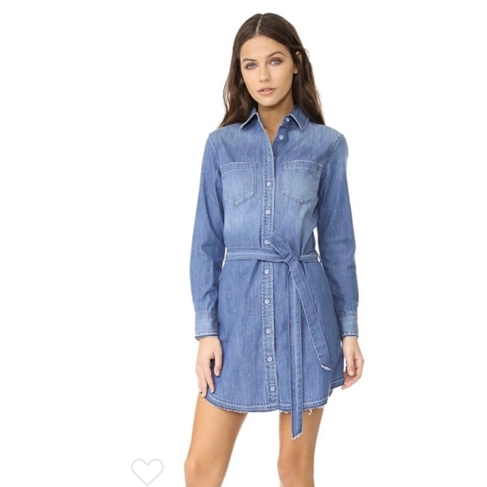 AG‎ Adriano Goldschmied Women's Hartley Denim Dress Size Medium. Retail- $258